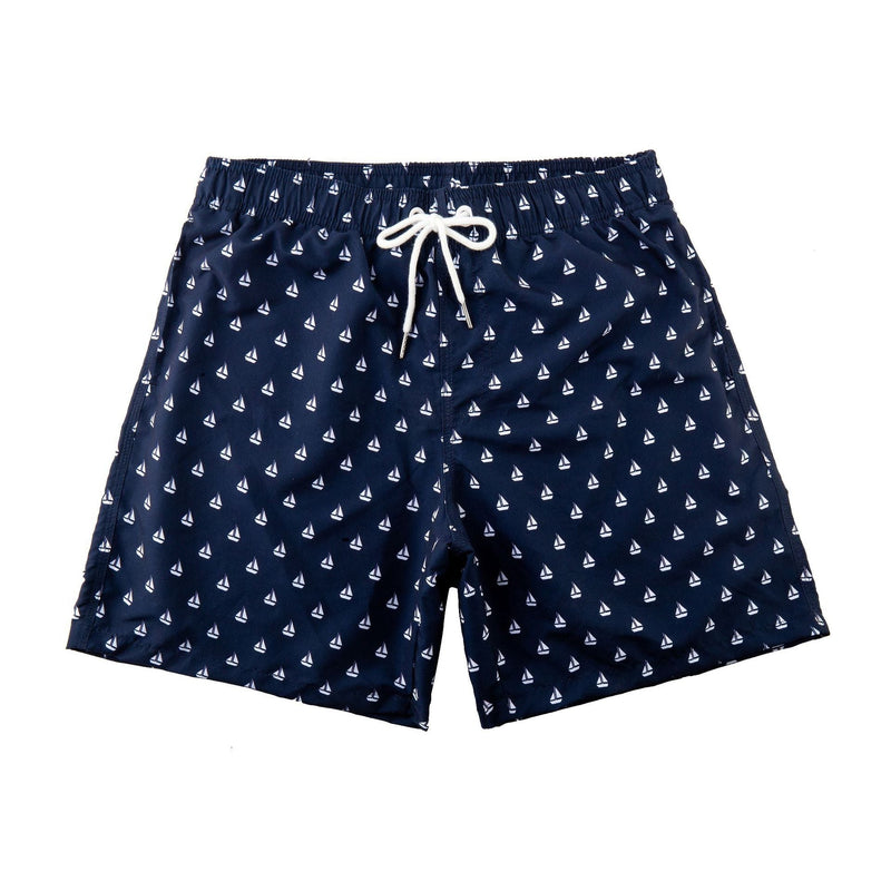 Schnelltrocknend | elastischer Bund | Seitentaschen | Printdesign | Herren Shorts-Boot-S-Luzern Mode