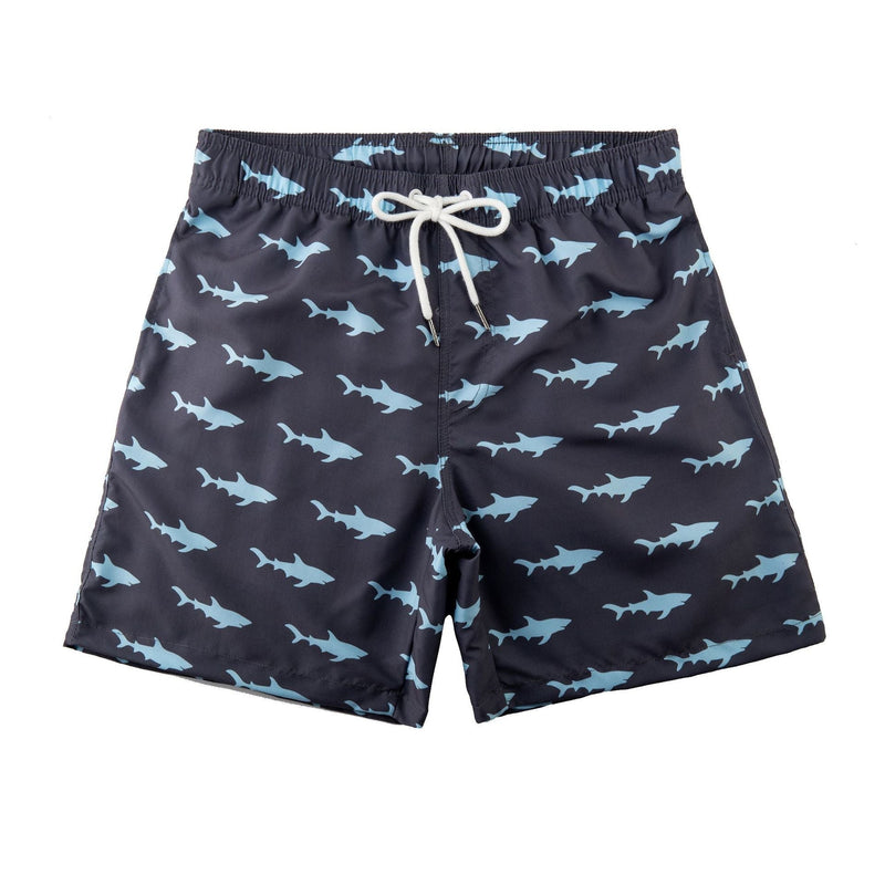 Schnelltrocknend | elastischer Bund | Seitentaschen | Printdesign | Herren Shorts-Hai-S-Luzern Mode