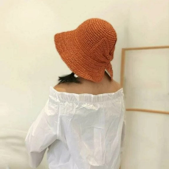Damen Sonnenhut Sommer | Geschwungene Krempe | 1+1 gratis | Trendige UV-Hüte-Luzern Mode