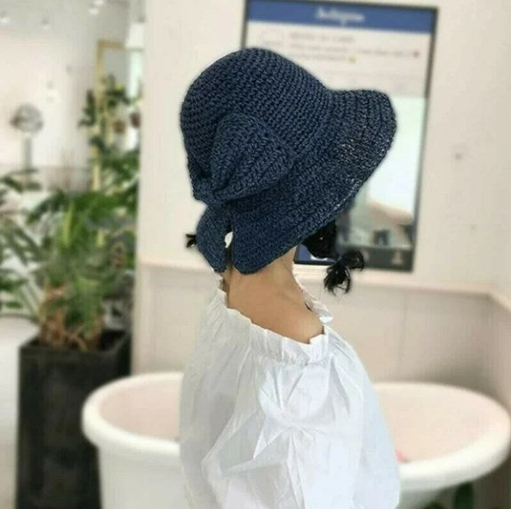 Damen Sonnenhut Sommer | Geschwungene Krempe | 1+1 gratis | Trendige UV-Hüte-Luzern Mode