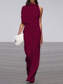 Damen-Jumpsuit | Ärmellos | Stilvoll | Bequem | Vielseitig | Elegant | Trendy-Bordeaux-32-Luzern Mode