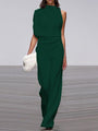 Damen-Jumpsuit | Ärmellos | Stilvoll | Bequem | Vielseitig | Elegant | Trendy-Dunkelgrün-32-Luzern Mode