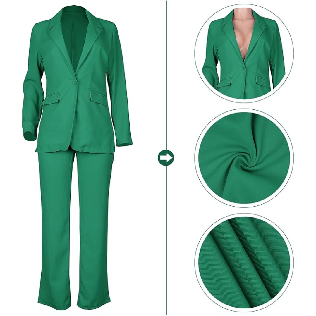 Eleganter Damenanzug Business-Outfit mit Blazer und Hose-Luzern Mode
