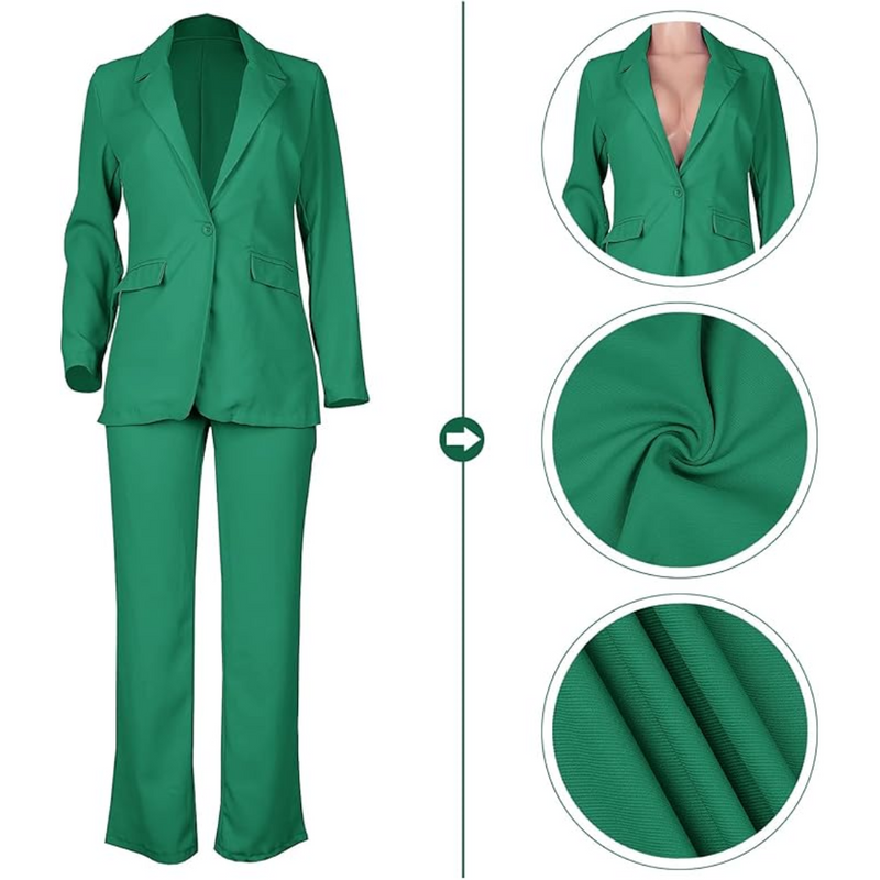 Eleganter Damenanzug Business-Outfit mit Blazer und Hose-Luzern Mode