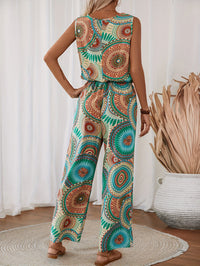 Jumpsuit Damen Sommer | Mandala Boho Look | Ärmellos | Leicht und luftig-Luzern Mode