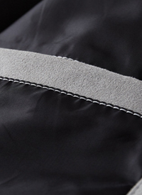 Graue Herrenjacke | Warm | Modern | Fleecefutter | Reißverschluss | Kragen-Luzern Mode