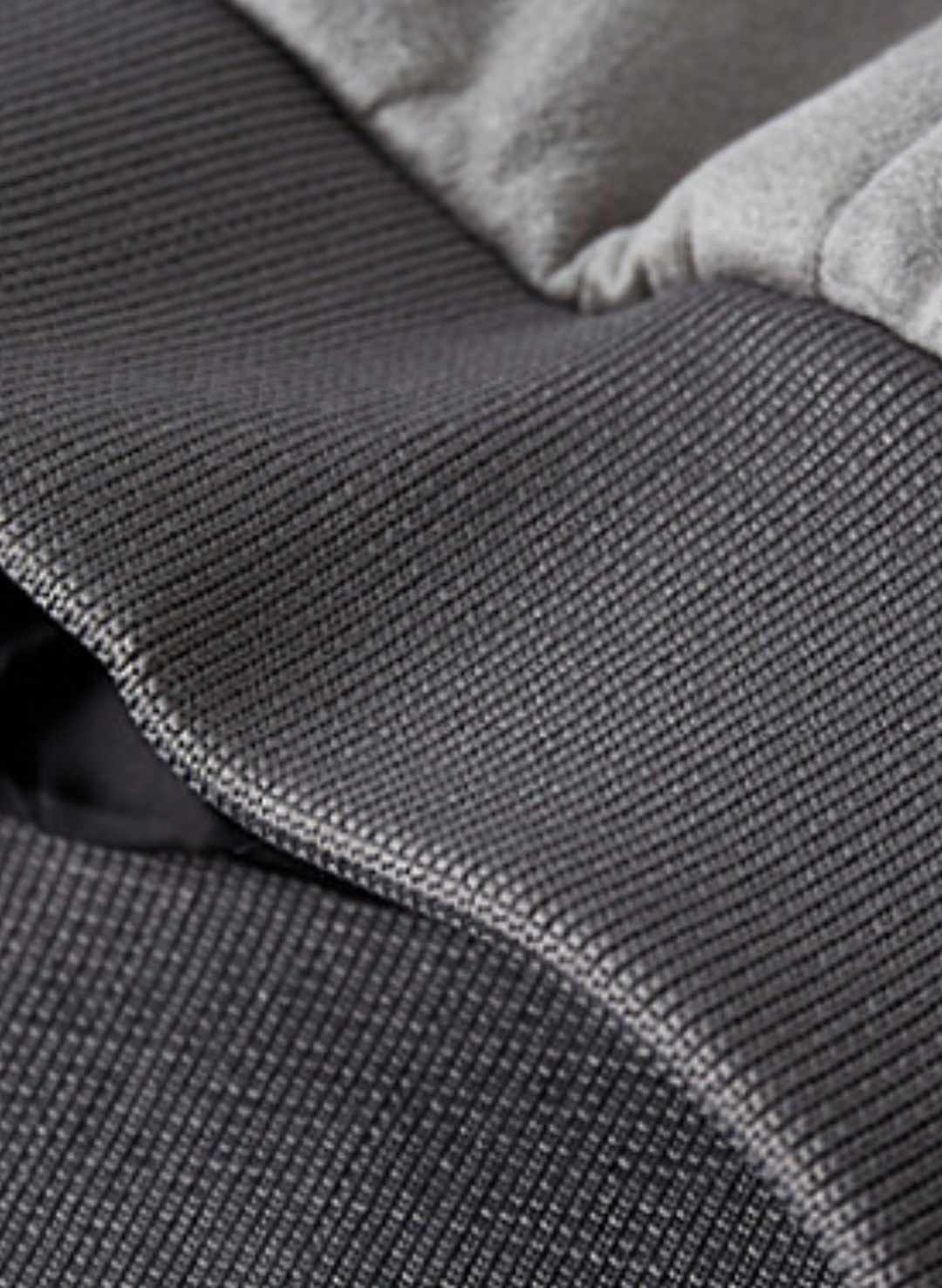 Graue Herrenjacke | Warm | Modern | Fleecefutter | Reißverschluss | Kragen-Luzern Mode