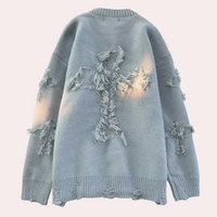 Herren Pullover mit Fransen-Design für Herbst/Winter-Luzern Mode