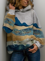Damen Hoodie mit Berglandschafts-Motiv für Outdoor-Abenteuer-5-S-Luzern Mode
