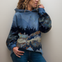 Damen Hoodie mit Berglandschafts-Motiv für Outdoor-Abenteuer-6-S-Luzern Mode