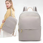 Wasserdichter Laptop Rucksack für Damen und Herren 15 Zoll-Grau-Luzern Mode