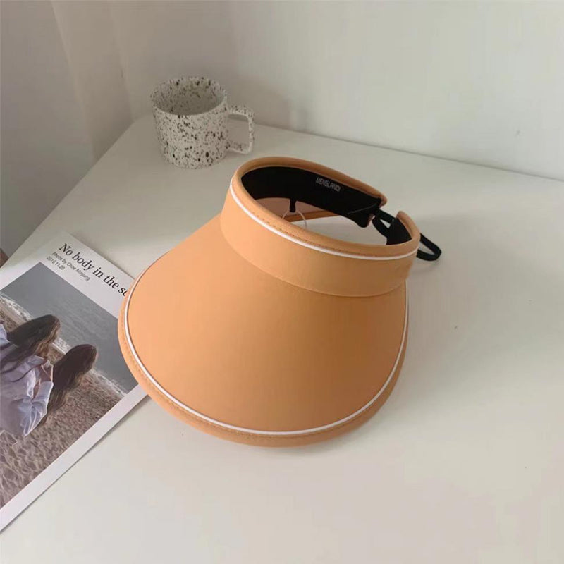 Damen Sonnenhut faltbar UV-Schutz | Roll-up Hut mit breiter Krempe Sommer-Luzern Mode
