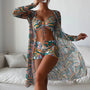 Bikini Damen Sommer | Figurbetont & bequem | Atmungsaktiv | Strand | Urlaub-Dunkelgrün-S-Luzern Mode