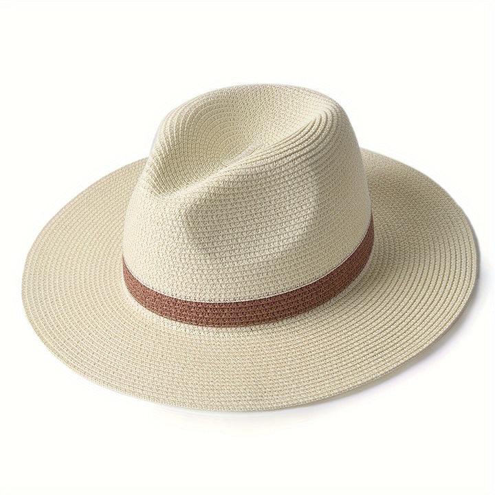 Sommerhut breite Krempe | Panama Sonnenhut Unisex | Trendiger UV-Schutz-Luzern Mode