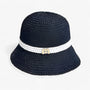 Sonnenhut Damen Sommer | Faltbar atmungsaktiv | Mit Krempe | Leicht & stylisch-Schwarz-Standard-Luzern Mode