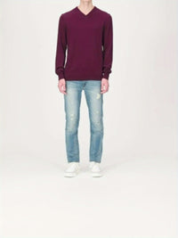Herren Pullover aus Merinowolle - Eleganter Strickpullover-Luzern Mode