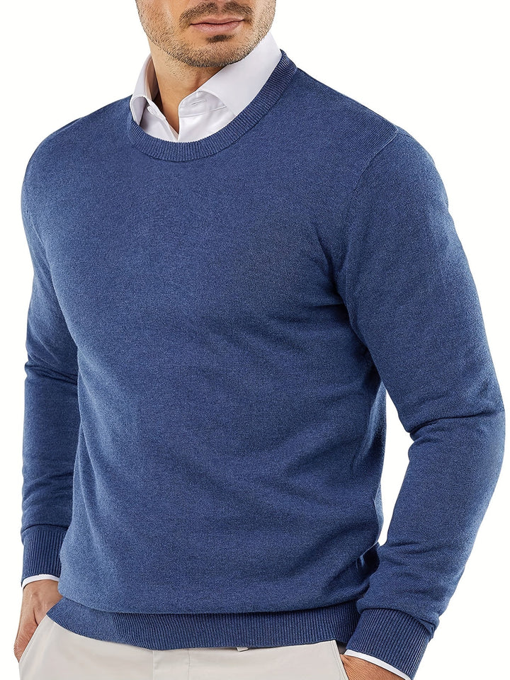 Herren Pullover aus Merinowolle - Eleganter Strickpullover-Luzern Mode