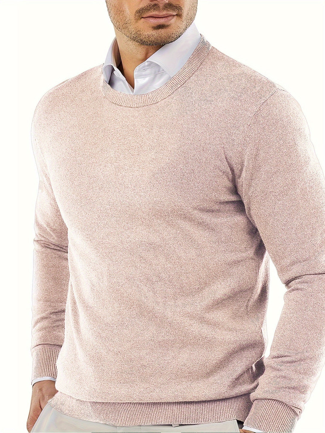 Herren Pullover aus Merinowolle - Eleganter Strickpullover-Luzern Mode