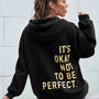 Trendy warme Unisex-Hoodie | Overmaat pasvorm | Kapuze mit Schnur-Schwarz-S-Luzern Mode