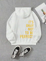 Trendy warme Unisex-Hoodie | Overmaat pasvorm | Kapuze mit Schnur-Weiß-S-Luzern Mode