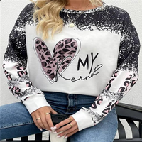 Damen Pullover mit Jeansmuster - Modischer Freizeitlook-Weiß-XS-Luzern Mode