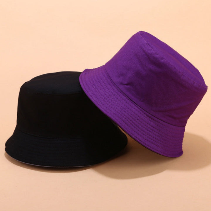 Wendbarer Bucket Hat Sommer | Unisex Sonnenhut 2-in-1 | Trendiges Reisedesign-Lila-Luzern Mode