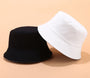 Wendbarer Bucket Hat Sommer | Unisex Sonnenhut 2-in-1 | Trendiges Reisedesign-Weiß-Luzern Mode