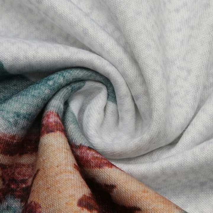 Hochwertiger Damen Schal mit abstraktem Muster Design-Luzern Mode