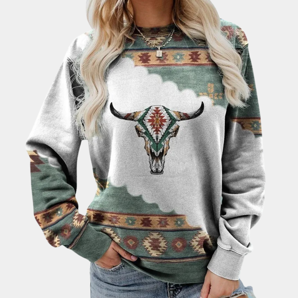 Hochwertiger Damen Schal mit abstraktem Muster Design-Luzern Mode