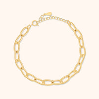 Damen Gliederarmband | Verstellbar Stilvoll Schlicht Gold Silber Langlebig-Gold-Luzern Mode