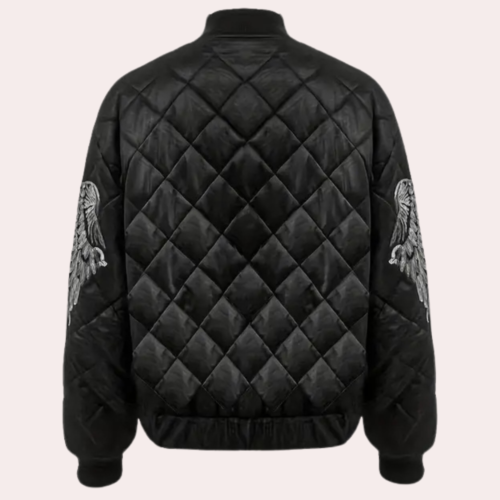 Damen Steppjacke mit Flügel-Design für Herbst/Winter-Luzern Mode
