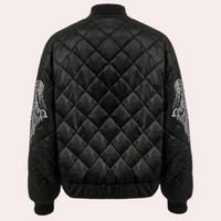 Damen Steppjacke mit Flügel-Design für Herbst/Winter-Luzern Mode