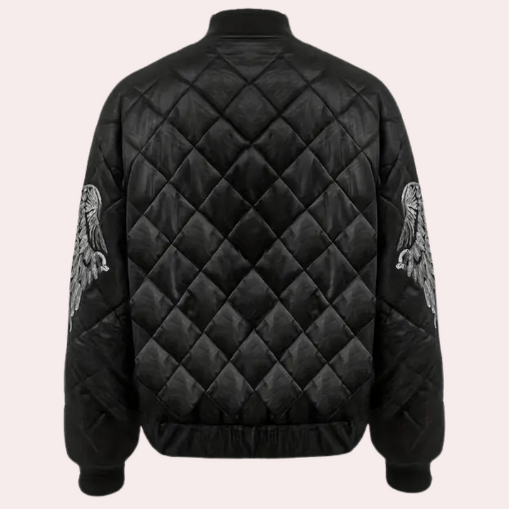 Damen Steppjacke mit Flügel-Design für Herbst/Winter-Luzern Mode