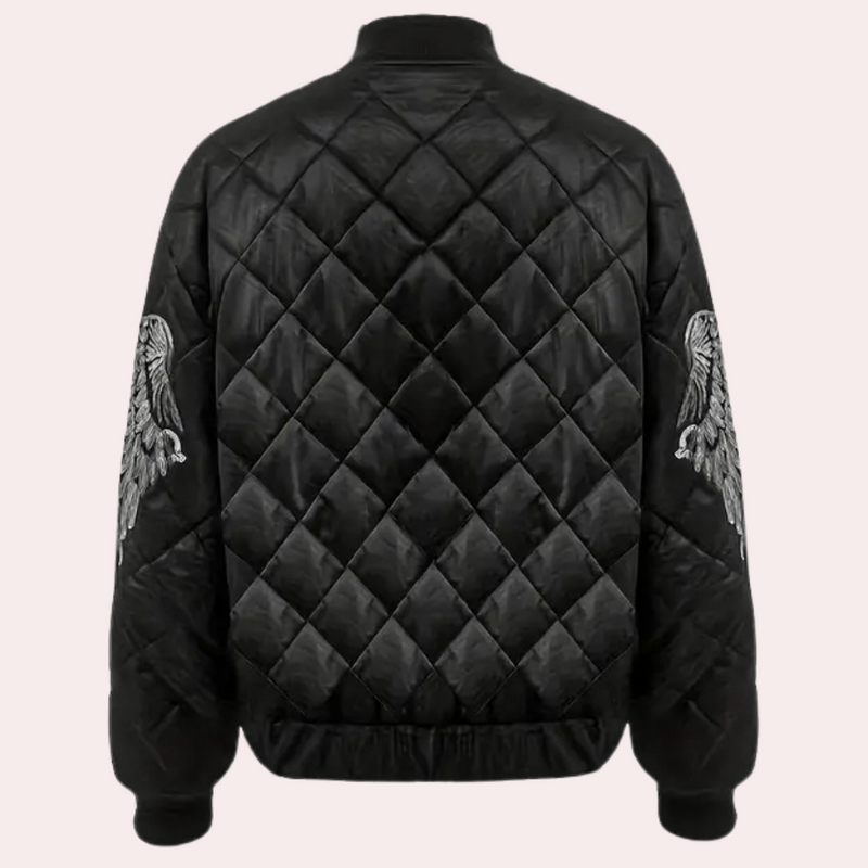 Damen Steppjacke mit Flügel-Design für Herbst/Winter-Luzern Mode