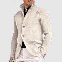 Herren Strickjacke mit Knöpfen - Eleganter Freizeitlook-Luzern Mode