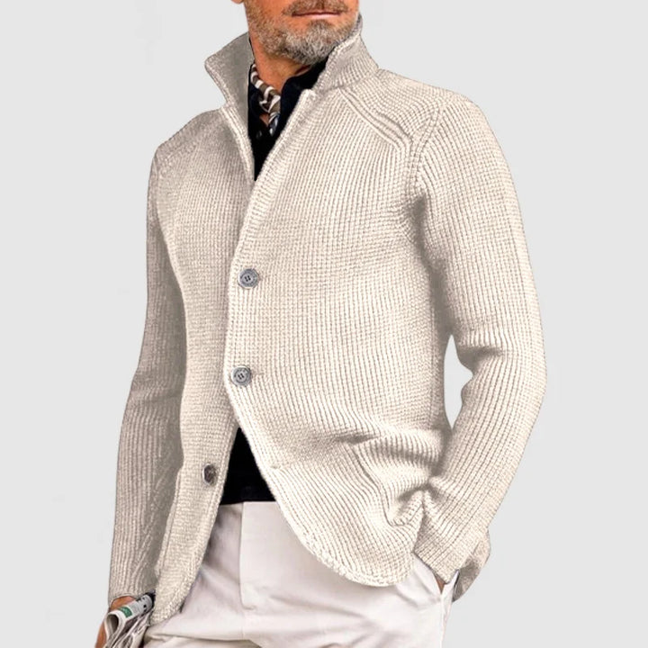 Herren Strickjacke mit Knöpfen - Eleganter Freizeitlook-Luzern Mode