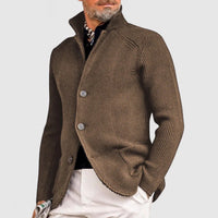 Herren Strickjacke mit Knöpfen - Eleganter Freizeitlook-Luzern Mode
