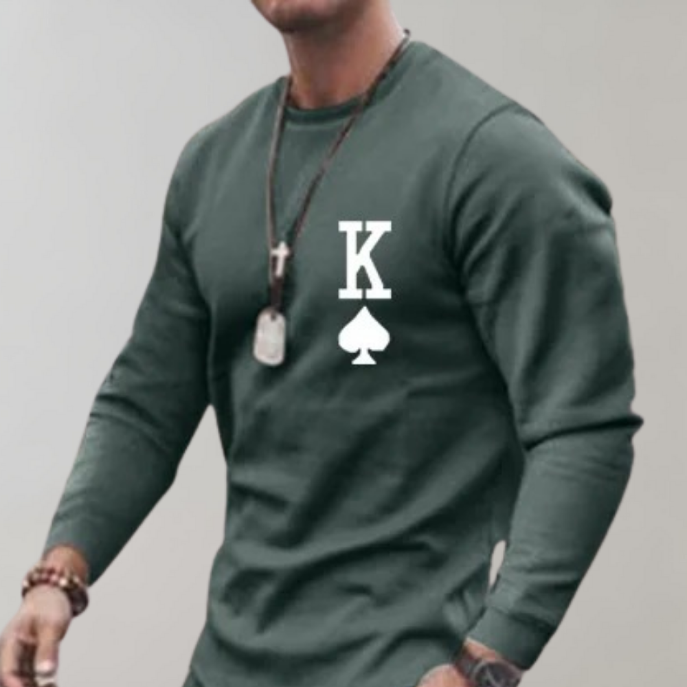 Herren Jogginganzug mit King-Print für Sport & Freizeit-Luzern Mode