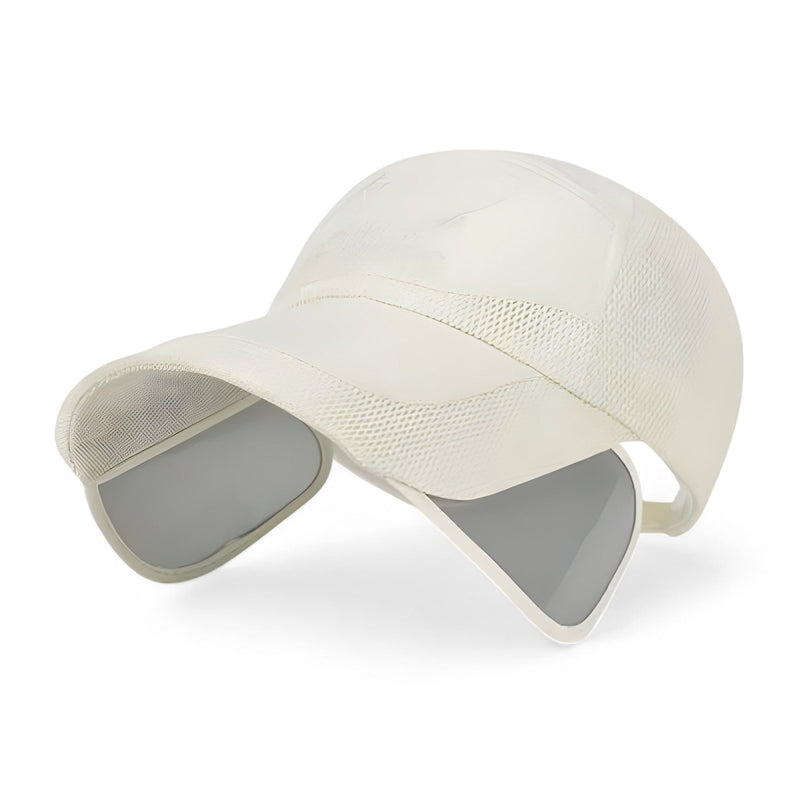 Visierkappe UV-Schutz Sommer | Sportliche Sonnenkappe Damen & Herren Trend-Beige-Luzern Mode