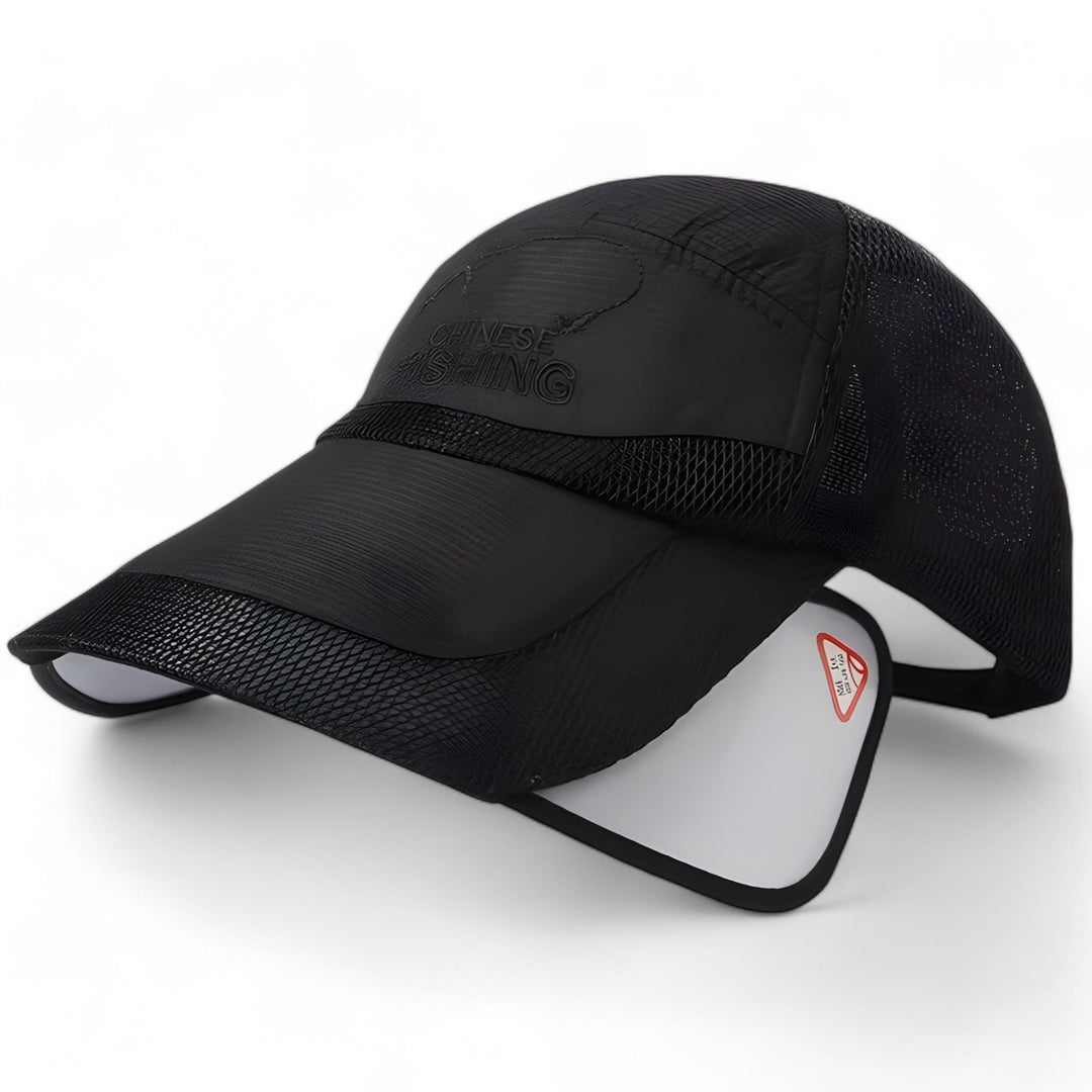 Visierkappe UV-Schutz Sommer | Sportliche Sonnenkappe Damen & Herren Trend-Schwarz-Luzern Mode