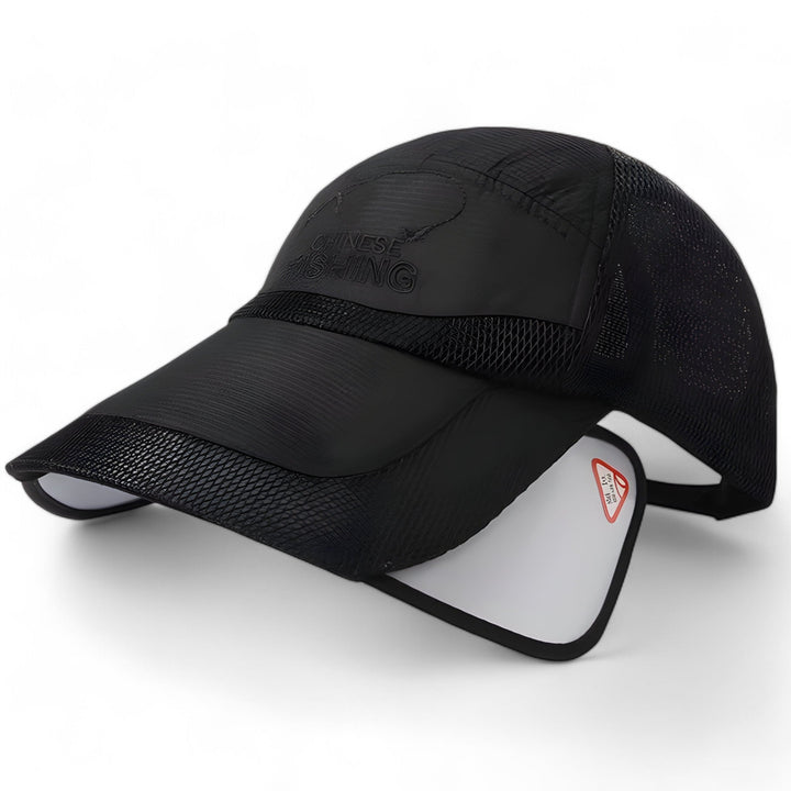 Visierkappe UV-Schutz Sommer | Sportliche Sonnenkappe Damen & Herren Trend-Schwarz-Luzern Mode