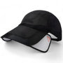 Visierkappe UV-Schutz Sommer | Sportliche Sonnenkappe Damen & Herren Trend-Schwarz-Luzern Mode