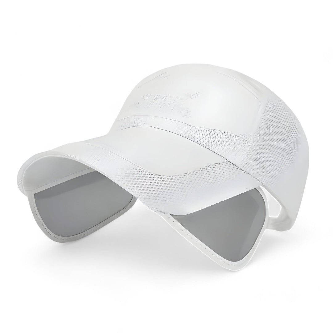Visierkappe UV-Schutz Sommer | Sportliche Sonnenkappe Damen & Herren Trend-Weiß-Luzern Mode