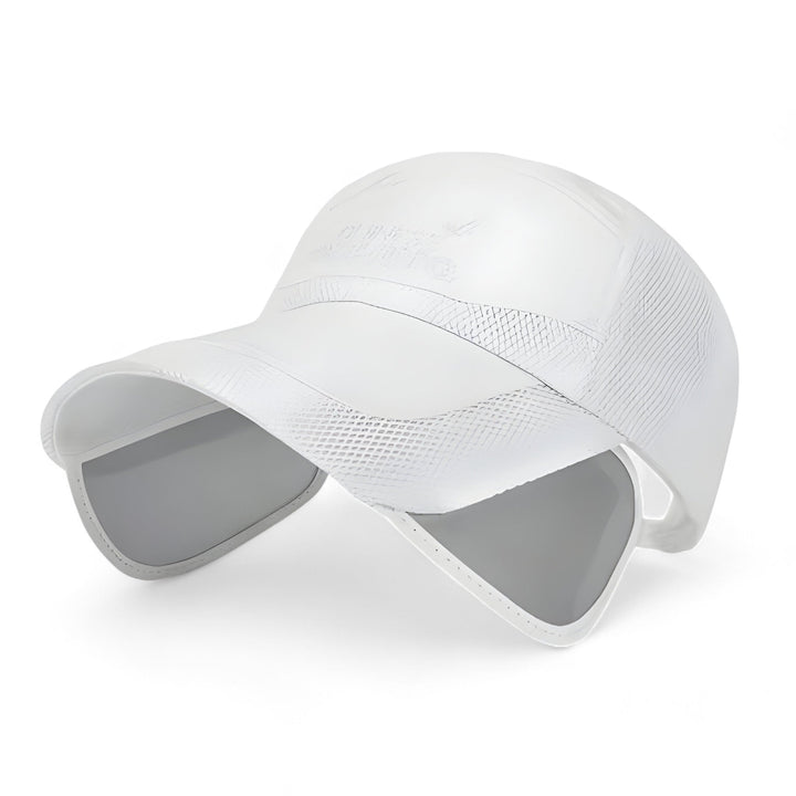 Visierkappe UV-Schutz Sommer | Sportliche Sonnenkappe Damen & Herren Trend-Weiß-Luzern Mode