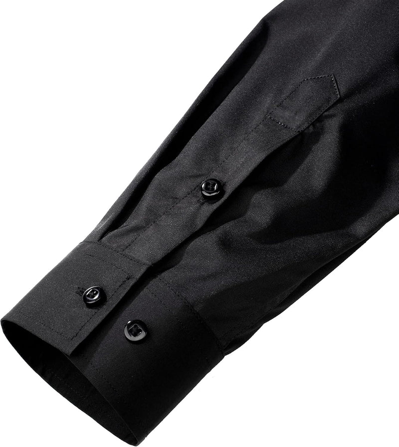 Herren Businesshemd Slim Fit - Bügelfrei und Atmungsaktiv-Luzern Mode