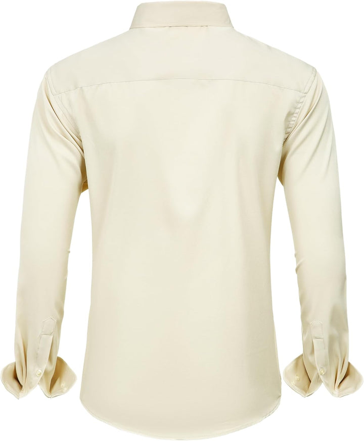Herren Businesshemd Slim Fit - Bügelfrei und Atmungsaktiv-Luzern Mode