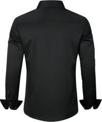 Herren Businesshemd Slim Fit - Bügelfrei und Atmungsaktiv-Luzern Mode