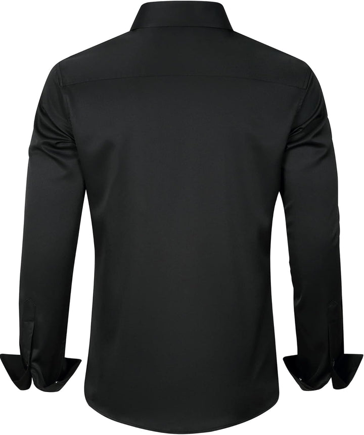 Herren Businesshemd Slim Fit - Bügelfrei und Atmungsaktiv-Luzern Mode