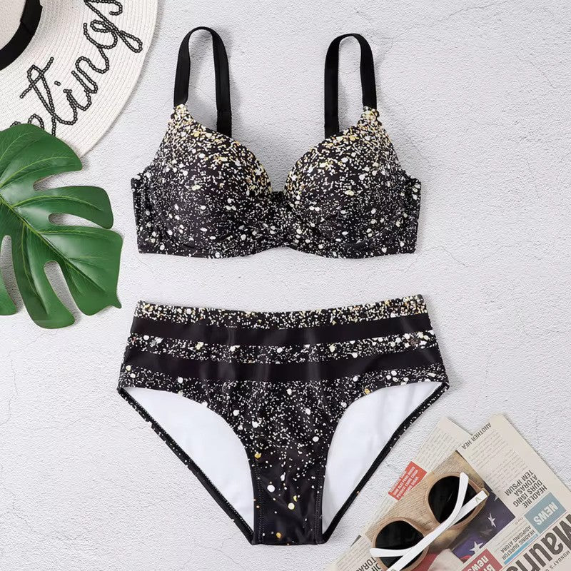 Trendy Bikini-Set mit Hoher Taille – Selina