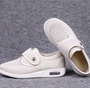 Herren Bequeme Atmungsaktive Sneaker mit Klettverschluss-Hellbraun-36-Luzern Mode